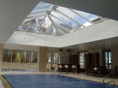 UltraLight Dual Monopitch Rooflight with Hipped Ends